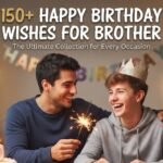 150+ Happy Birthday Wishes for Brother: Heartfelt, Funny & Hindi Messages