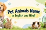 Pet Animals Name in English and Hindi